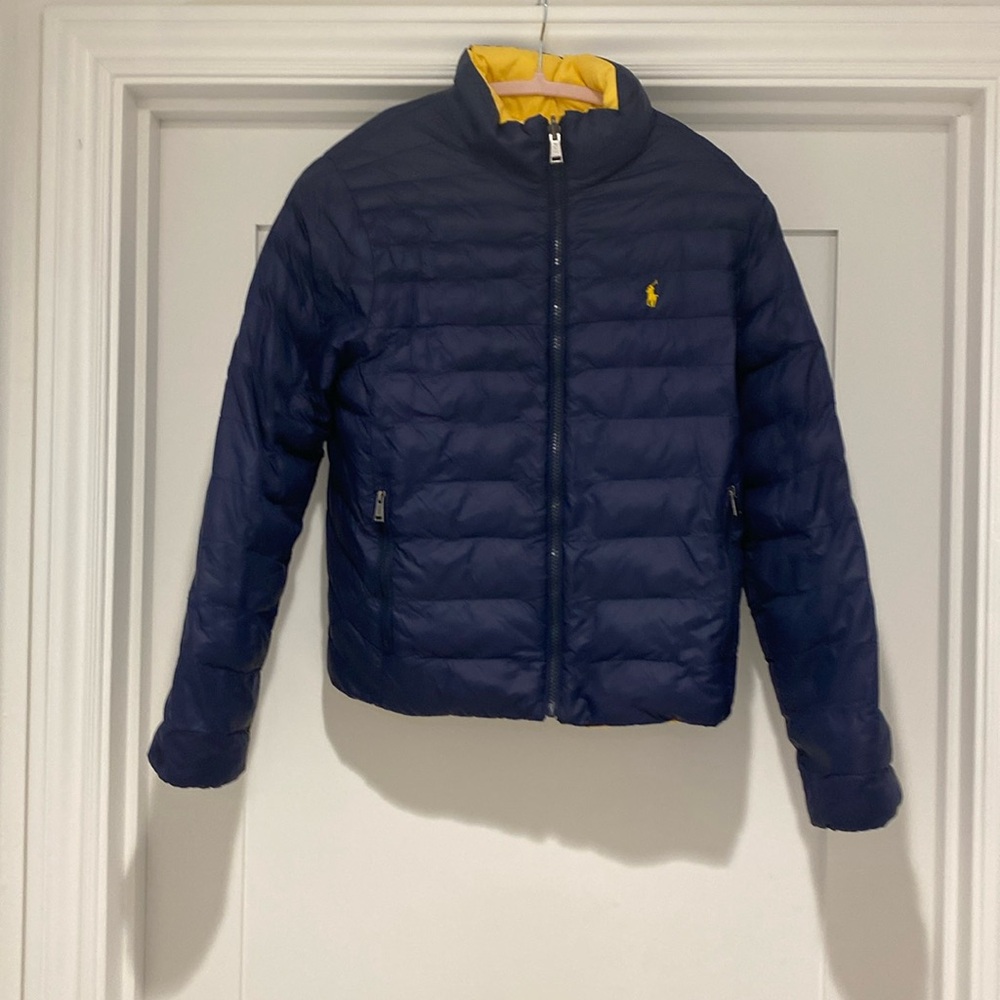 Navy Boys Polo Ralph Lauren jacket, excellent condition.
